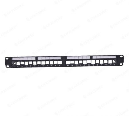 1U 24 Port UTP Ön Erişim Yama Paneli 24 Port - 1U Yama Paneli 24 Port.
